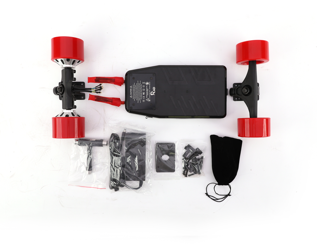 Bloepum Electric Skateboard Gear Motor Truck Wheels Kit - 200x50mm Off-Road